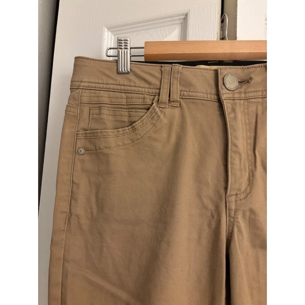 Democracy Ab Solution Skinny Jeans 8 Cocoa Brown Stretch Zip Fly - Picture 5 of 7